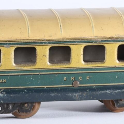 JEP tinplate train 0 gauge passenger coach SNCF #5251V