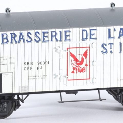 Rittech finescale brass 0 gauge beer waggon "Brasserie de l'Aigle St. Imier"