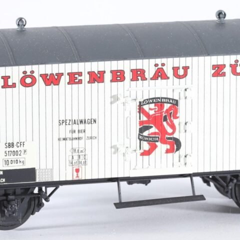Rittech finescale brass 0 gauge beer waggon "Löwenbräu Zürich"